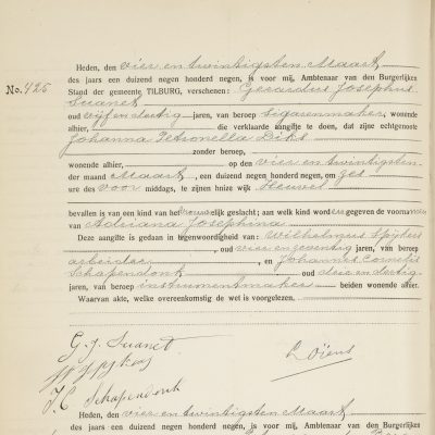AdrianaJosephinaSuanet24031909Tilburg