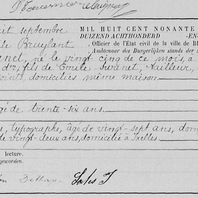 EmileAntoineSwanet25091899Brussel