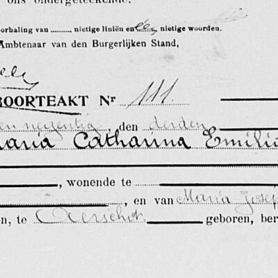 MariaCatharinaEmilianaSwannet03061897Aarschot