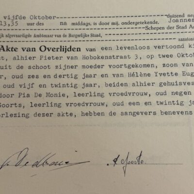 LevenloosMannelijkKindSwannet02101949Antwerpen