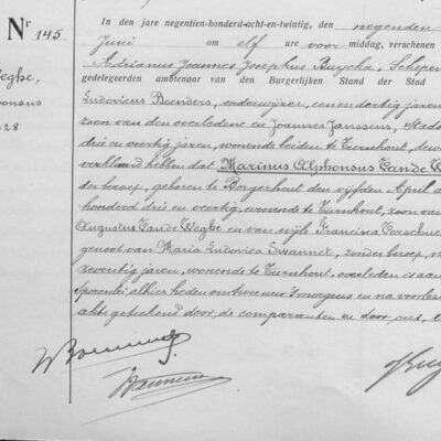 MarinusAlphonsusVanDeWeghe09061928Turnhout