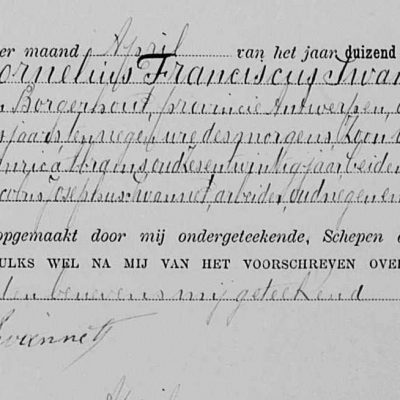 CorneliusFranciscusSwannet22041883Antwerpen