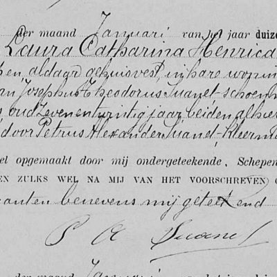 LauraCatharinaHenricaSuanet01011881Antwerpen