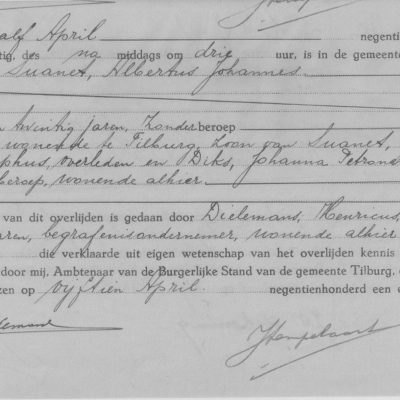 AlbertusJohannesSuanet12041941Tilburg