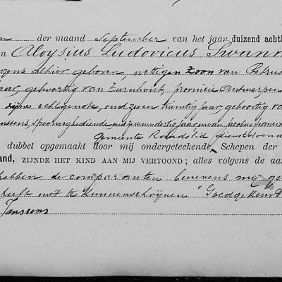 AloysiusLudovicusSwannet12091883Antwerpen