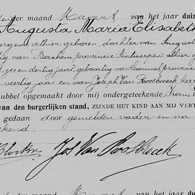 AugustaMariaElisabethAertsens22031901Antwerpen