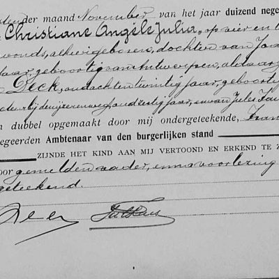 ChristianeAngeleJuliaSuanet24111905Antwerpen