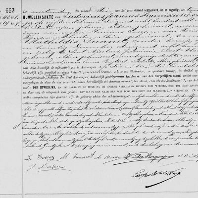 LudovicusJoannesFranciscusEversxMathildisSuanet14051891Antwerpen