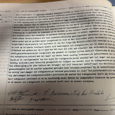 AdolphusJosephusSuanetxIrmaDelphinaMeersman21101933Antwerpen