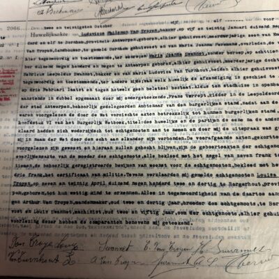 MariaJoannaSwannetxLudovicusPhilemonVanTroyen22101935Antwerpen